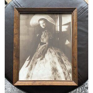 Gone With The Wind Scarlett O'Hara Vivien Leigh 16” X 12” Photo Sephia Framed